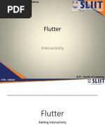 Flutter: Interactivity