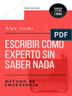 Escribir Como Experto Sin Saber Nada