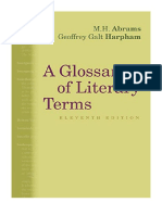 A Glossary of Literary Terms - M.H. Abrams