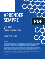 Aprender Sempre - Português - 7 Ano