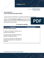 ¿Qué Tanto Sabe Sobre ? Acervos de Información para La Investigación Jurídica