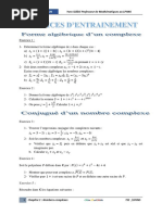 Exercices complexes