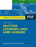 Mutter Courage Textanalyse