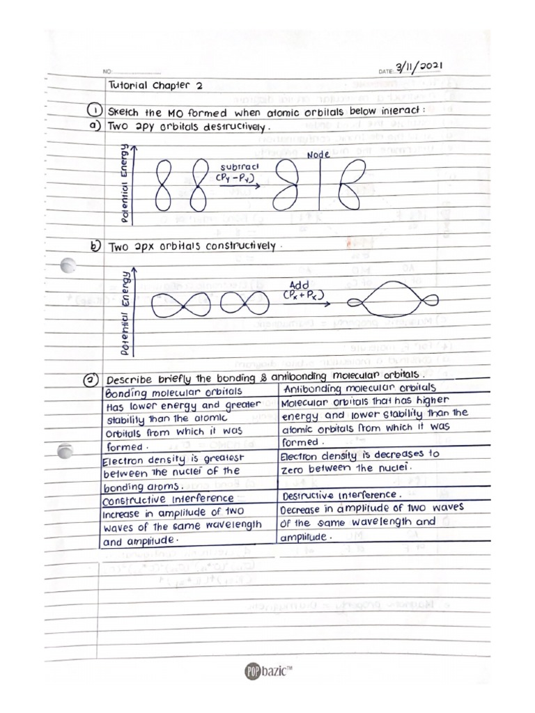 Chm361 Tutorial Chapter 2 Pdf