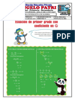 Ficha 4 - Ecuación de Primer Grado Con Coeficiente en Q