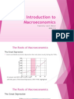 Introduction to Macroeconomics: The Roots of Macroeconomics and the Great Depression