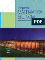 Pengantar Matematika Ekonomi J.2