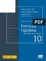 Formular Hipótesis. para Construir El Conocimiento