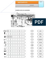 Matemática: - Observa A Gravura e Completa Como Nos Exemplos