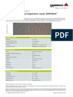 Erosion Control / Re-Vegetation Mesh GREENAX: Technical Data Sheet