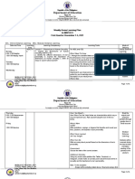 Department of Education: Weekly Home Learning Plan in Mapeh 8 First Quarter: November 3-5, 2021