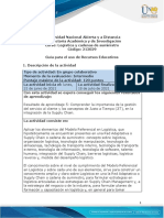 Guía para El Uso de Recursos Educativos - Elementos Del Modelo Referencial