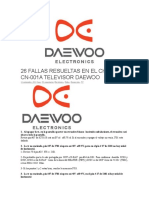 Fallas TV Daewoo Chasis Cn-001a