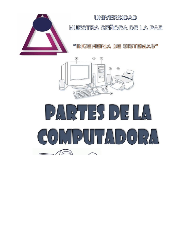 Partes de La Computadora | PDF | Periférico | Hardware de la computadora