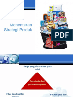 Menentukan Strategi Produk