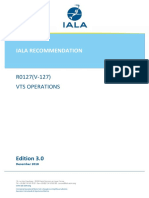 Iala Recommendation: R0127 (V-127) Vts Operations