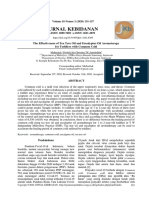 Jurnal Kebidanan: The Effectiveness of Tea Tree Oil and Eucalyptus Oil Aromaterapy For Toddlers With Common Cold