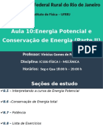 Aula 10 - Energia Potencial e Conservao de Energia Parte II