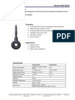 Sensor Data Sheet Conductivity Sensor: Article-No. 461 2000