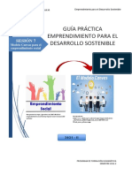 Guía Práctica Emprendimiento para El Desarrollo Sostenible: Sesión 7