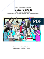 Cookery NC II: TLE - Home Economics