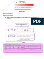 TALLERES AREAS COMPLETAS 5TO G DEL 15 AL 19 DE Noviembre