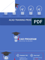 ACAD Training Program Details