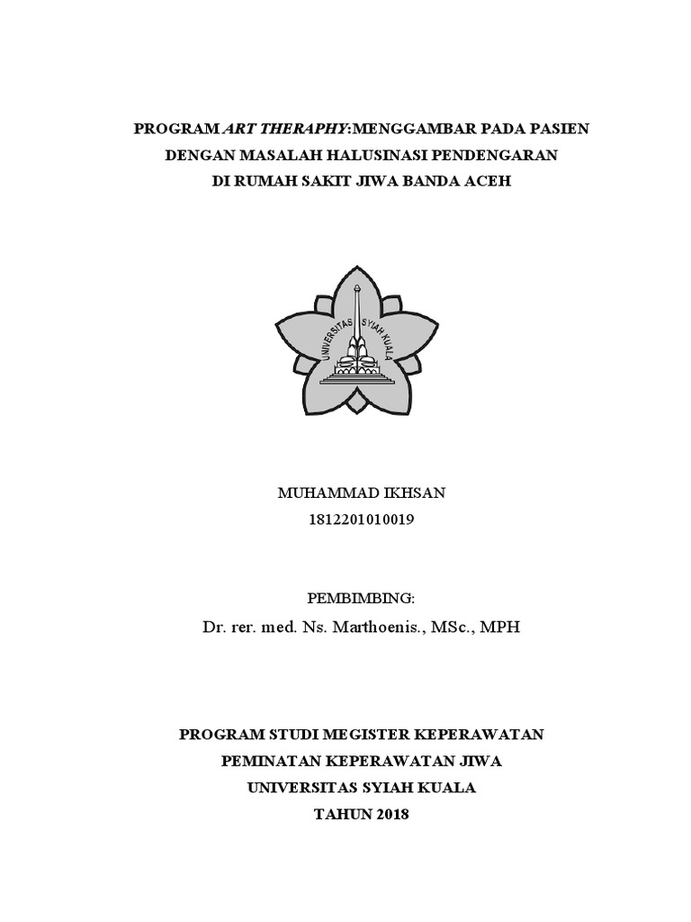 Draf Program Terapi Menggambar | PDF | Sains & Matematika