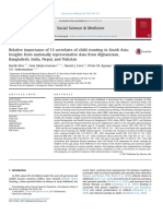 1 - 2017. Relative Importance of 13 Correlates of Child Stunting in South Asia (Soc Sci Med 2017)