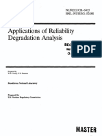 Applications of Reliability Degradation Analysis