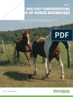 For Owners of Horse Businesses: Management and Cost Considerations