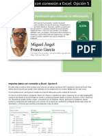 4.5 Importar Datos Con Conexión A Excel