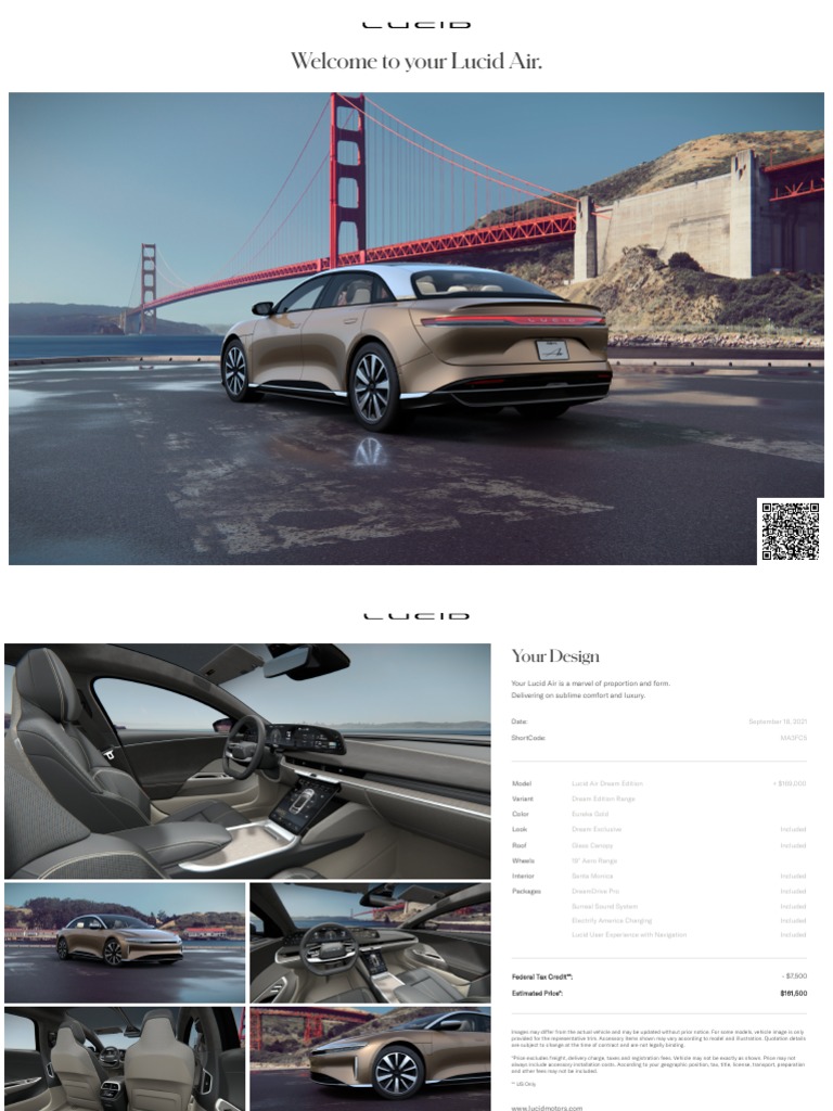Welcome To Your Lucid Air | PDF