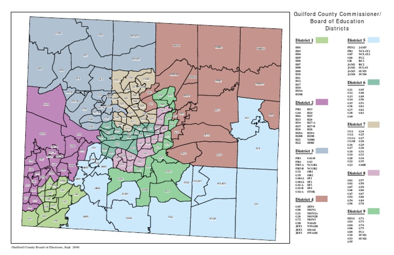 Guilford County Commissioner Map | PDF