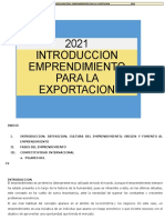 2021 1 Introduccion Emprendimiento para La Exportacion