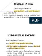 Hydr0Gen As Energy