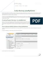 How To Automatically Backup phpMyAdmin - SQLBackupAndFTP's Blog
