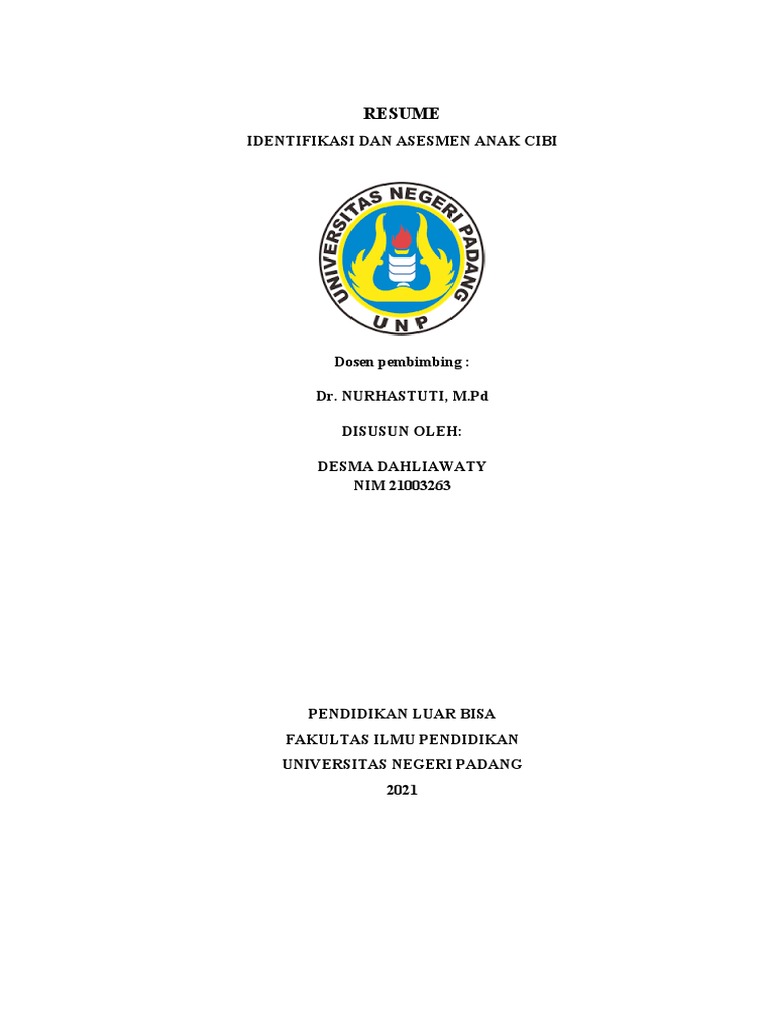 Resume Cibi | PDF | Karier & Perkembangan