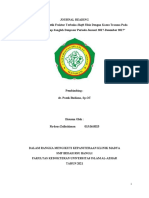 Laporan Jurnal Bedah Firdaus Zulhakiman (015.06.0025) GAMBARAN KARAKTERISTIK FRAKTUR TERBUKA SHAFT TIBIA DENGAN KASUS TRAUMA PADA ORANG DEWASA DI RSUP SANGLAH DENPASAR PERIODE JANUARI 2017-DESEMBER 2017.