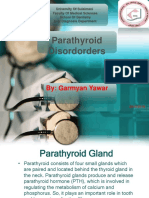Parathyroid Disordorders: By: Garmyan Yawar