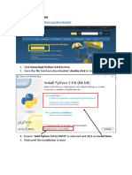 Python Installation Steps