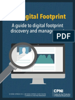 My Digital Footprint: A Guide To Digital Footprint Discovery and Management