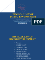 Physic Law of Diving Environment