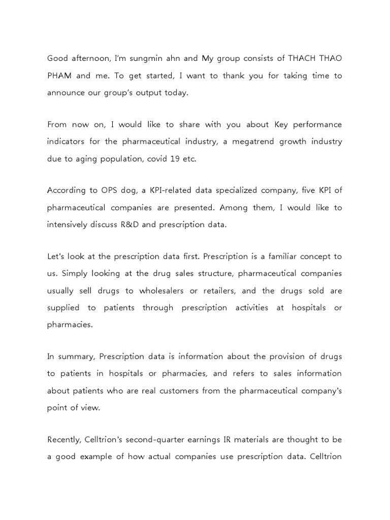 Script PDF Prescription Drugs Research And Development