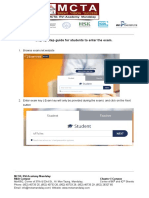 Step by Step Guide For Students To Enter The Exam.: Mcta: Rvi Academy Mandalay