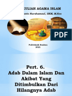 AGAMA ISLAM SEMESTER 1. Pert 6