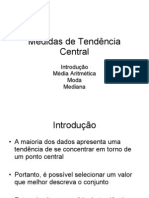 Medidas de Tendencia Central