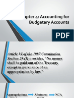 Chapter 4: Accounting For Budgetary Accounts