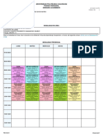 Horario Academico 2021-2022