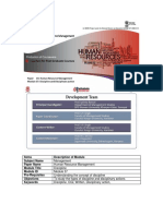 HR Module on Discipline